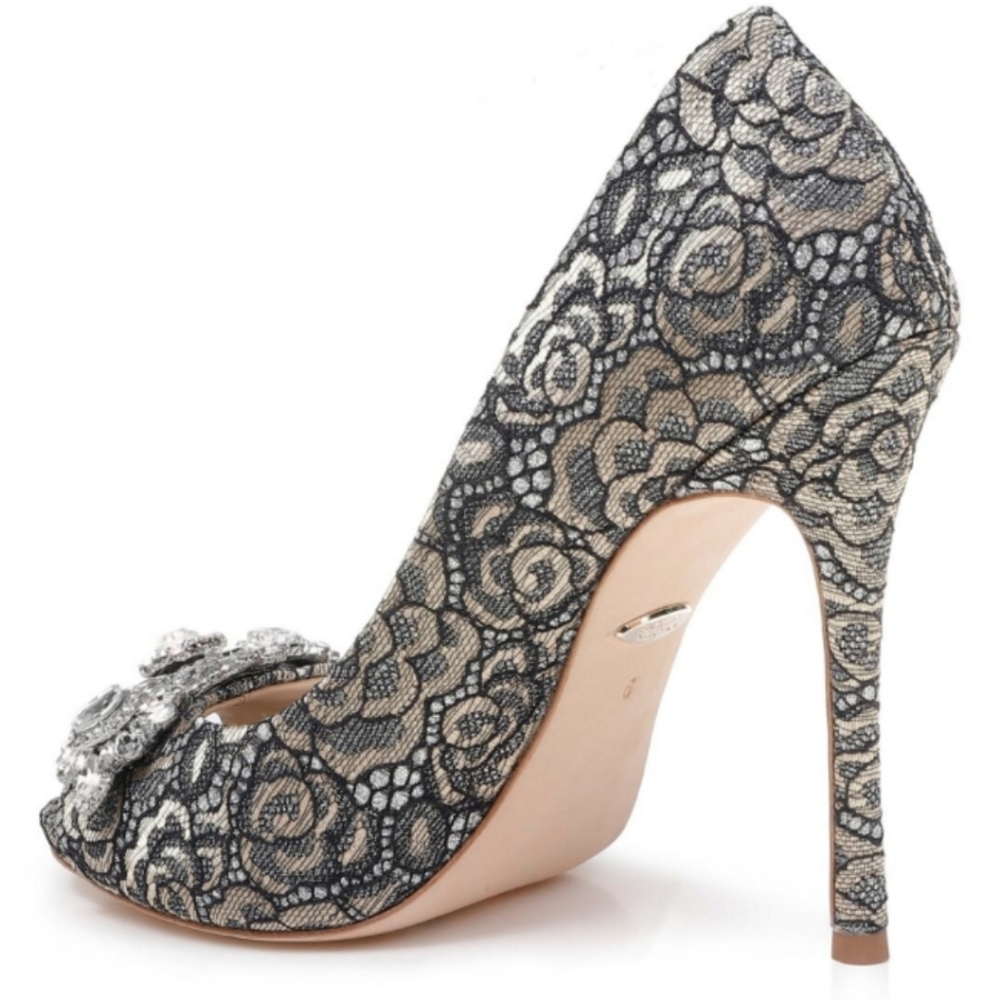 💥💥HP💥💥NEWBadgley Mischka Embellished Heels - Picture 2 of 6